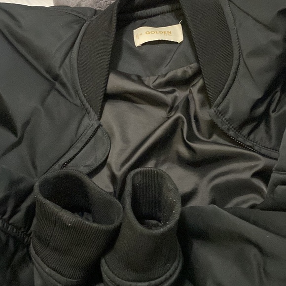 GOLDEN by Tna black Bomber Jacket Size XS - Picture 8 of 10
